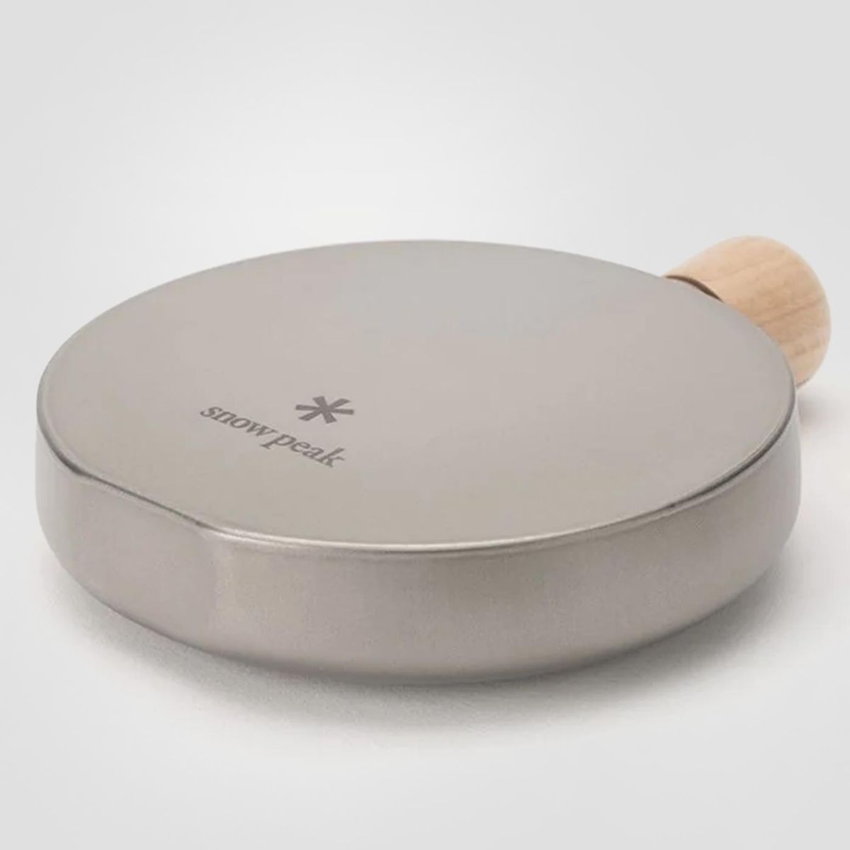 Titanium Curved Flask