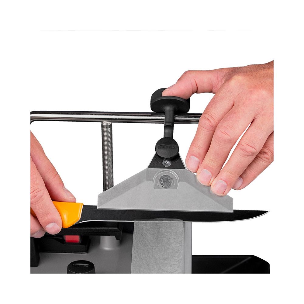 Bred centrerande knivjigg