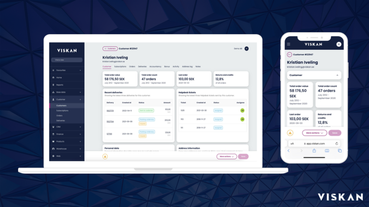 Viskan ecom platform - backoffice